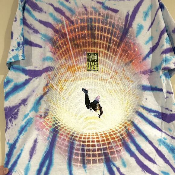 2021 Travis Scott Astrofest Tie Dye Shirt - Picture 4 of 5